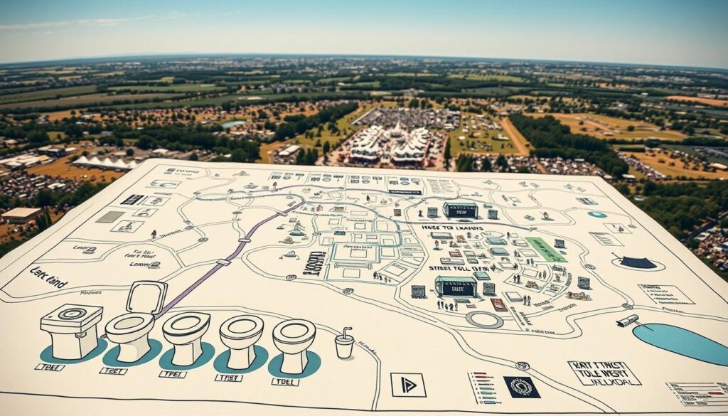 festival toilet map