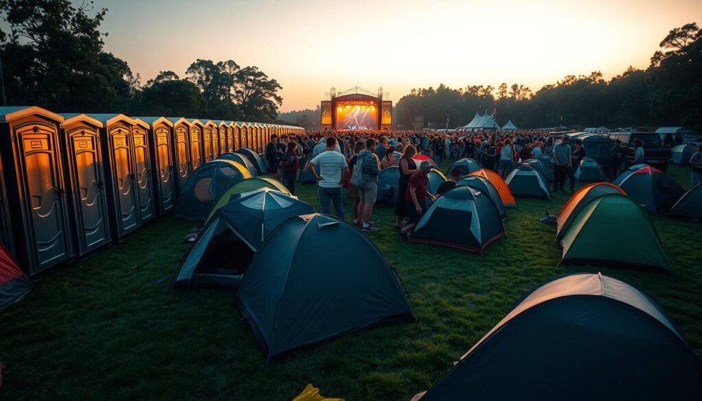 festival toilet queue secrets