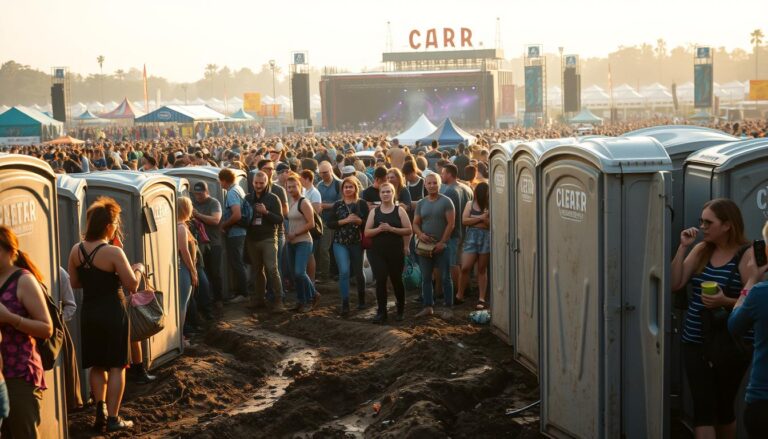 festival toilet queue secrets