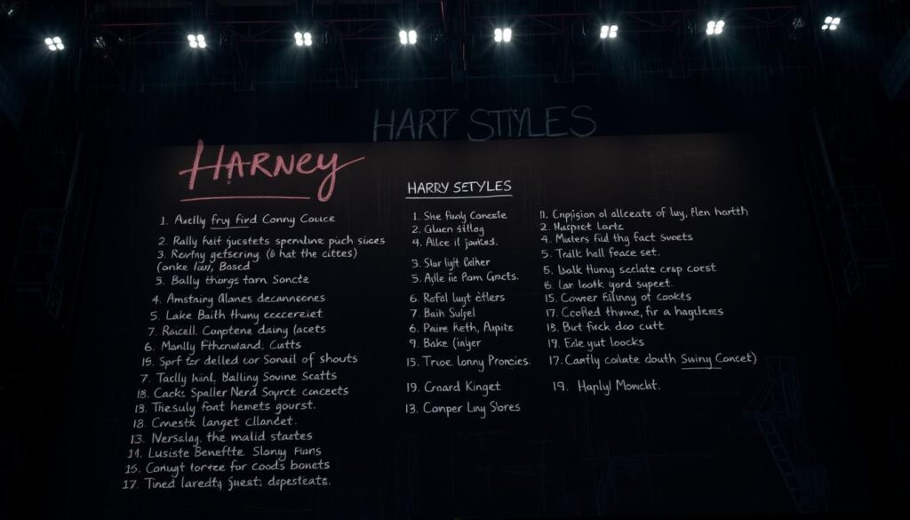 Harry Styles Sydney concert setlist