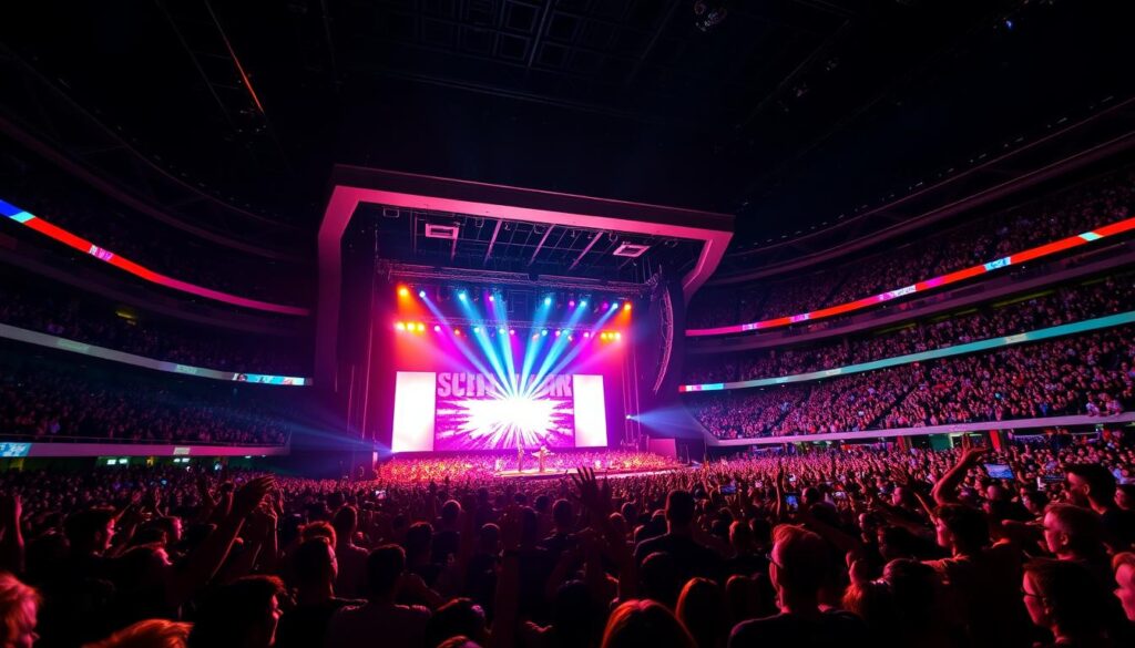 Keith Urban concert at Qudos Bank Arena