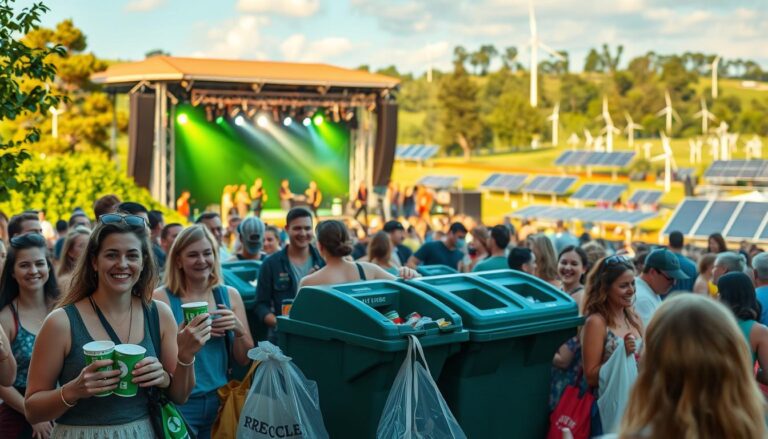 eco initiatives at gigs