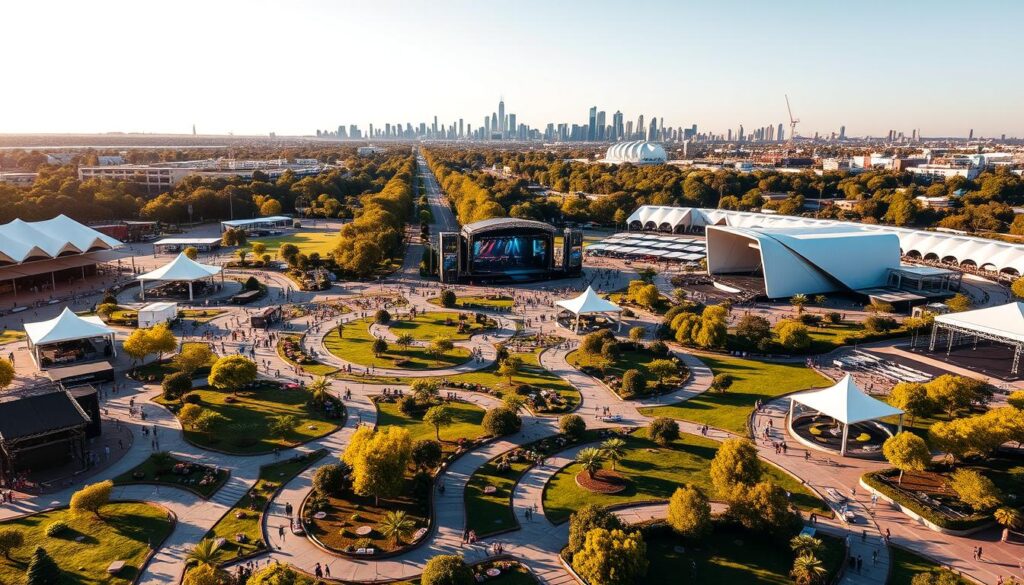 laneway festival melbourne2025 venue layout