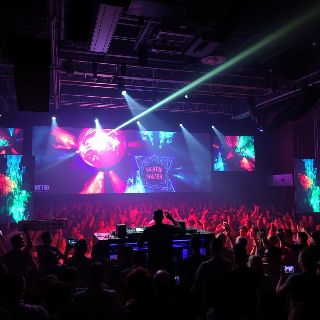 Electronic music performance at Metro Theatre for Australia Concerts September 2025 Electronic music performance at Metro Theatre for Australia Concerts September 2025