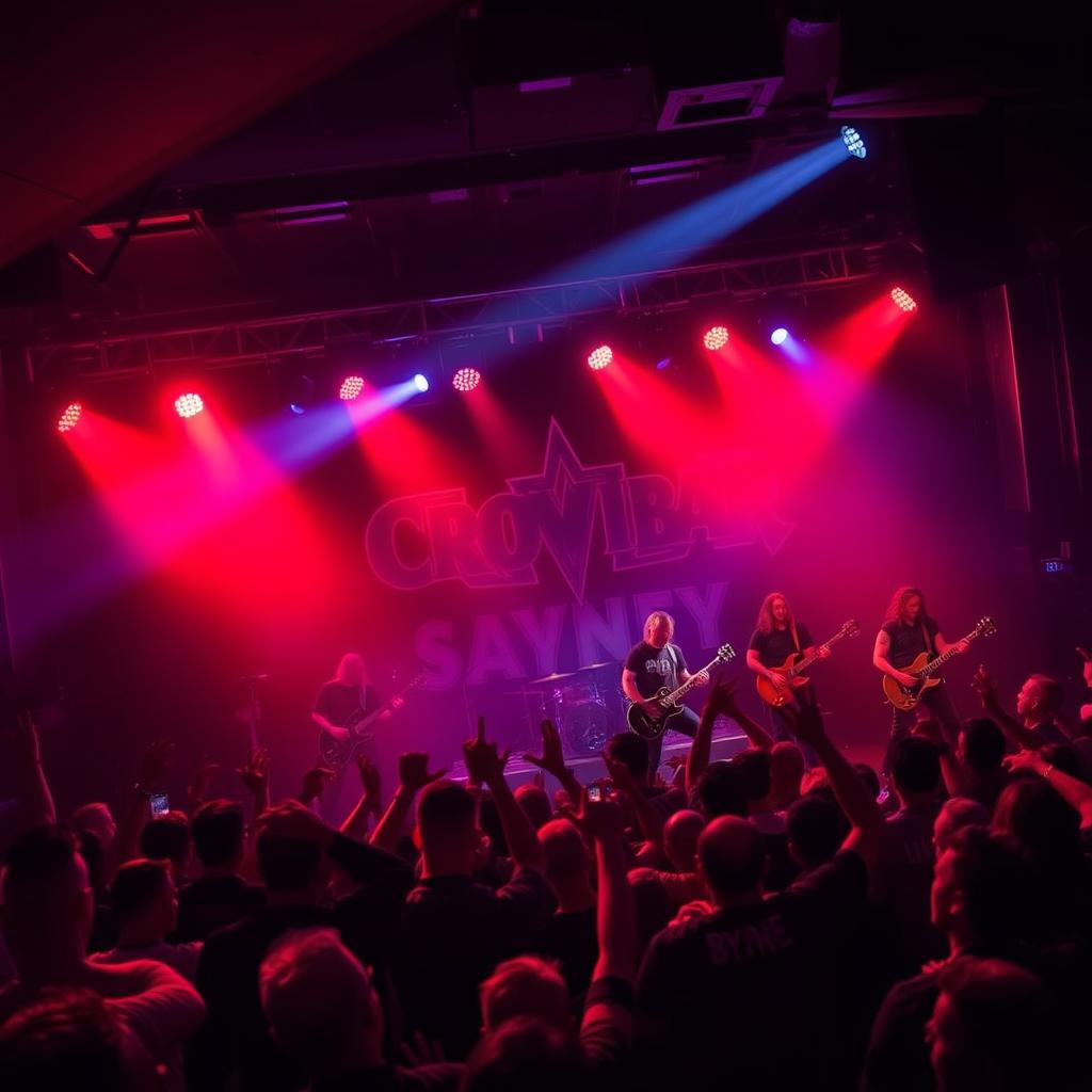 Metal concert at Crowbar Sydney during Australia Concerts September 2025 Metal concert at Crowbar Sydney during Australia Concerts September 2025