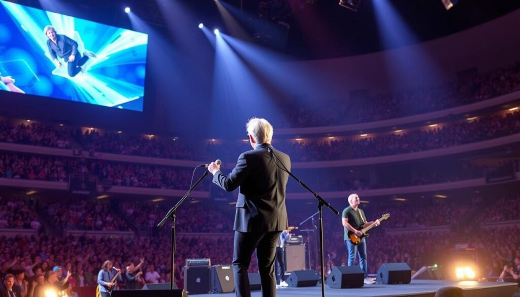 Paul Kelly performing at Rod Laver Arena Melbourne September 2025 Paul Kelly performing at Rod Laver Arena Melbourne September 2025