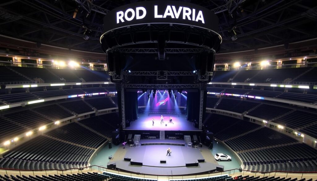 Rod Laver Arena Melbourne set up for September 2025 concerts Rod Laver Arena Melbourne set up for September 2025 concerts